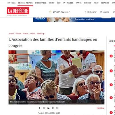 On parle de nous dans La Dépêche !